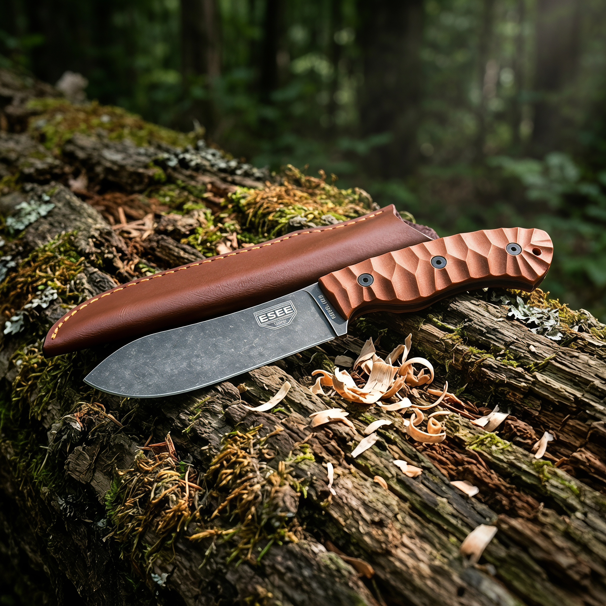 Edc Everyday Carry Knives - JG5 Fixed Blade with Sheath Jungle