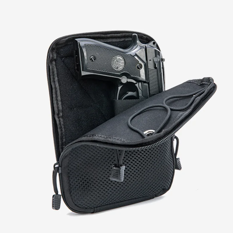 Edc Carry Pouch - Molle Tactical Concealed Gun Holster Pouch