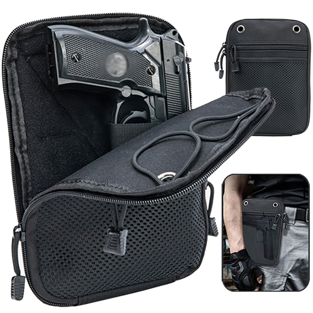 Edc Carry Pouch - Molle Outdoor Tactical Concealed Gun Holster