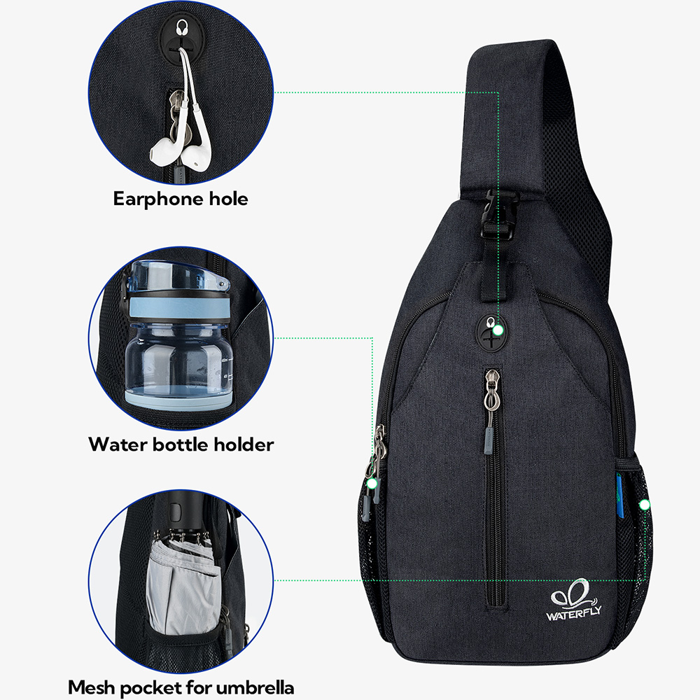 WATERFLY Crossbody Sling Bag C - Edc Carry Bag recensie en prijs