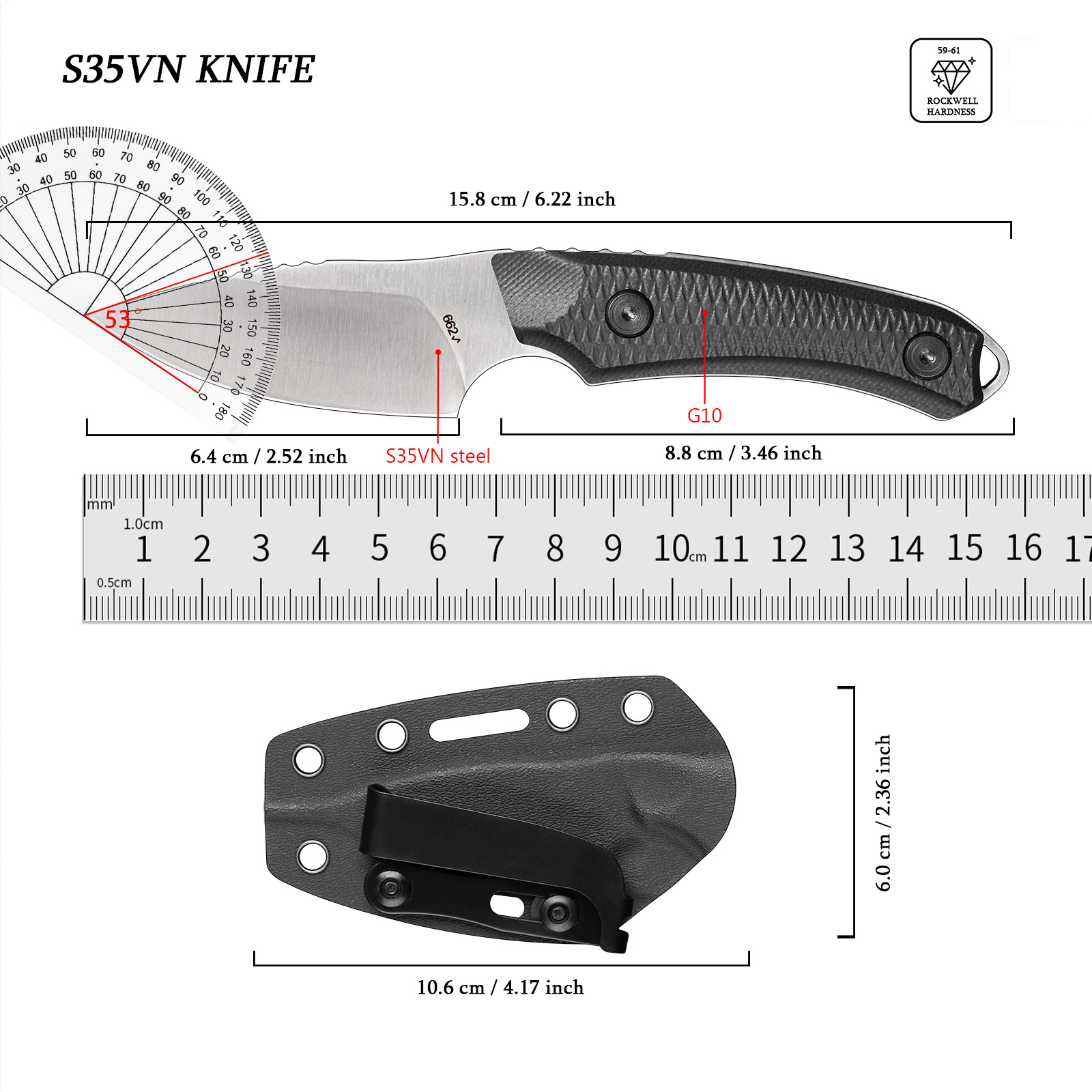 EDC Outdoor Multitool Portable - Edc Carry Fixed Blade Knife recensie en prijs