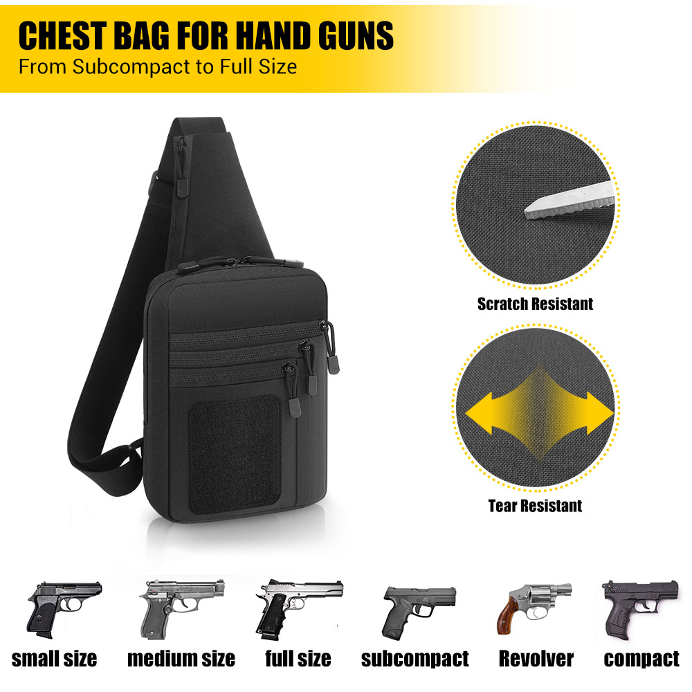 Tactical Pistol Gun Bag Concea - Edc Carry Handgun recensie en prijs