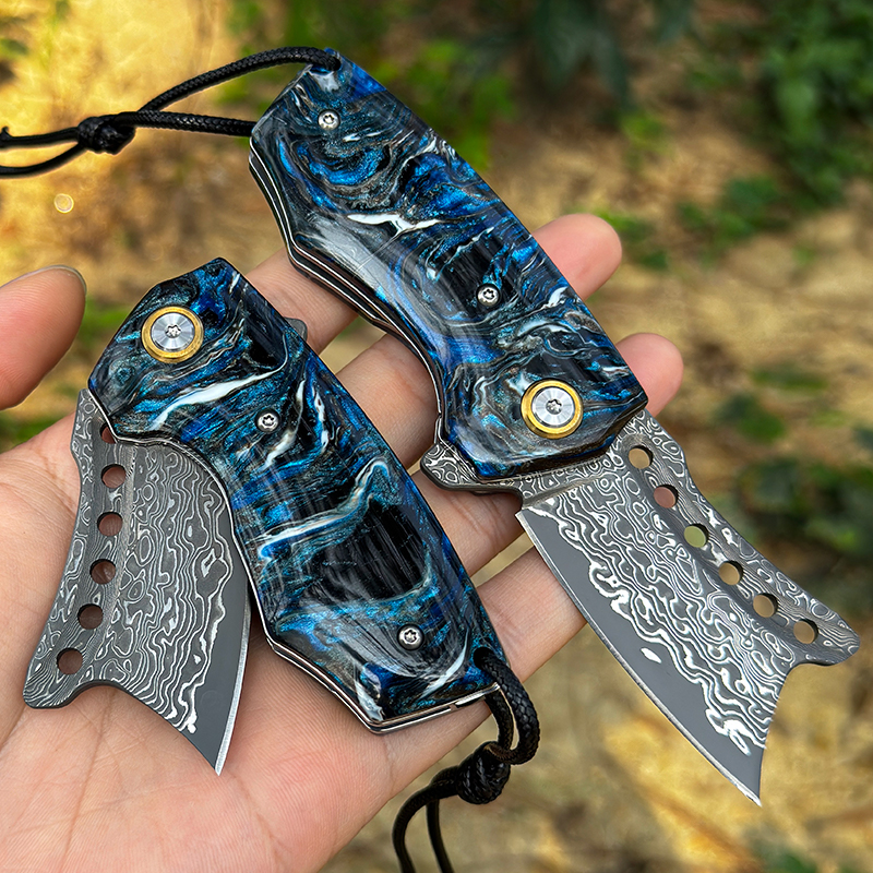 Handmade Damascus Steel Pocket - Edc Carry Pocket Knife recensie en prijs
