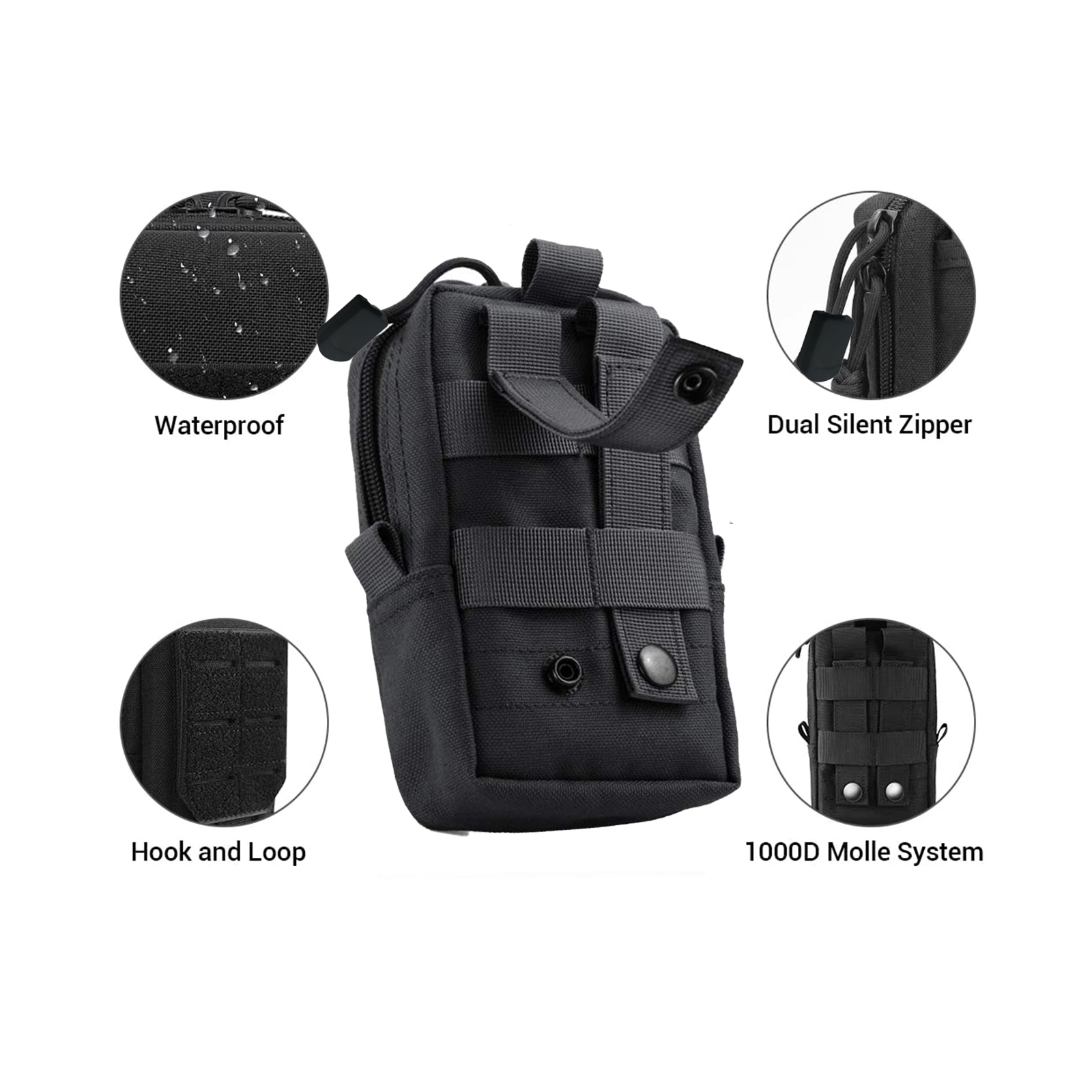 Tactical Molle Pouch Waist Bag - Edc Carry Bag recensie en prijs