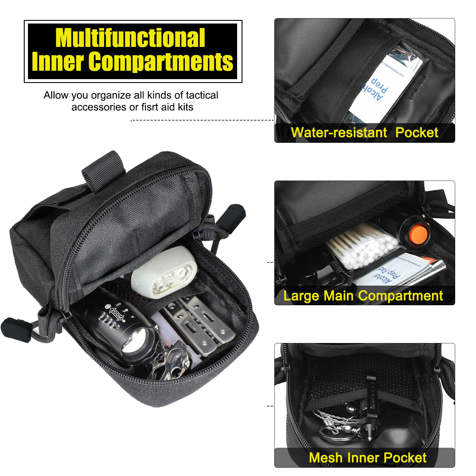 Tactical Molle Pouch Waist Bag - Edc Carry Bag recensie en prijs