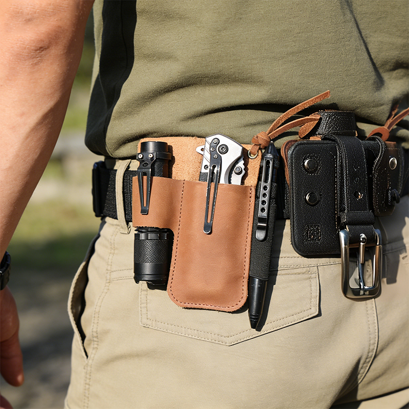 EDC Leather Flashlight Tool Ho - Edc Carry Bag recensie en prijs