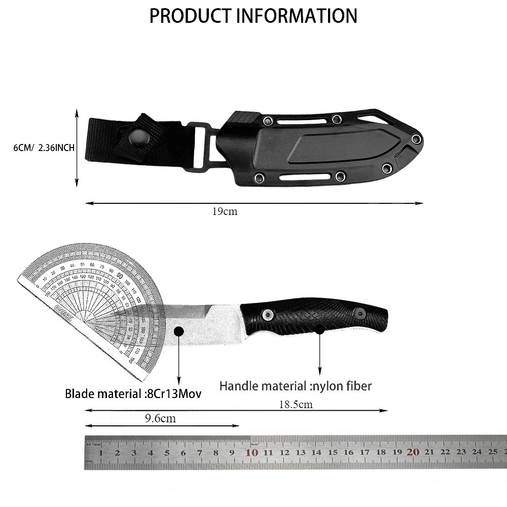 KS 1083 Black Small Straight K - Edc Carry Fixed Blade Knife recensie en prijs