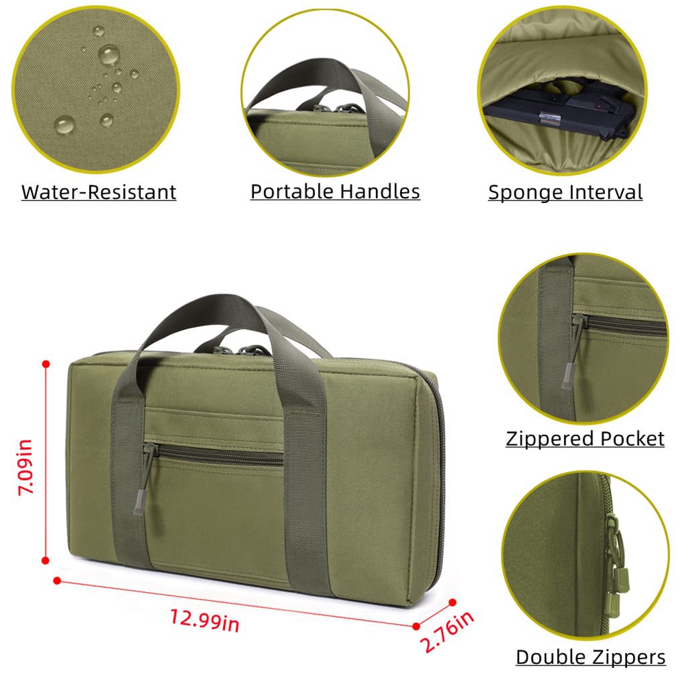 Tactical Pistol Range Bag Gun  - Edc Carry Handgun recensie en prijs