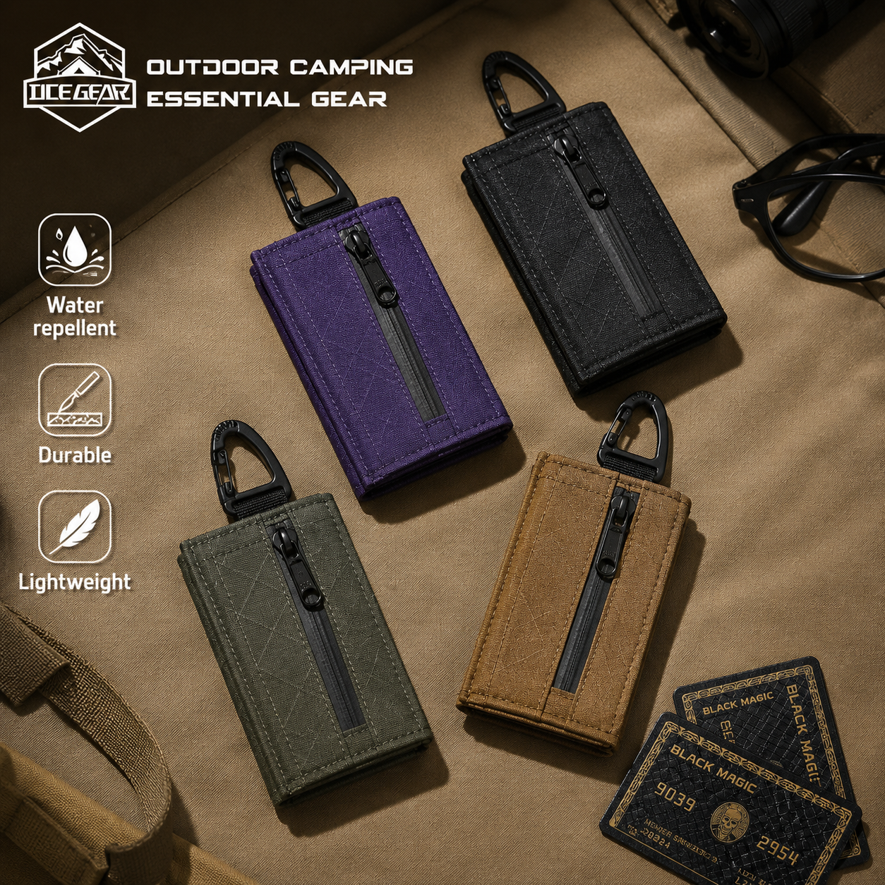 Lightweight Trifold Wallet wit - Edc Carry Card recensie en prijs