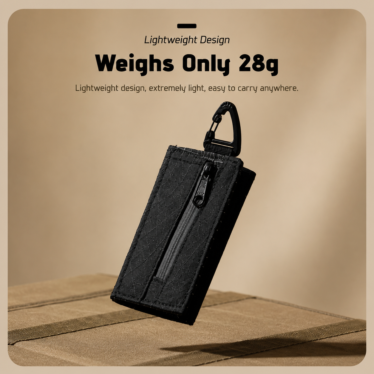 Lightweight Trifold Wallet wit - Edc Carry Card recensie en prijs