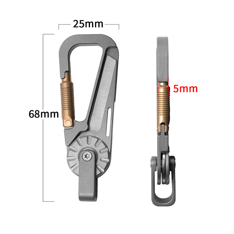 Titanium Alloy Car Keychain fo - Edc Carry Essentials recensie en prijs