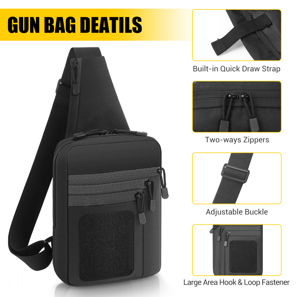 Tactical Pistol Gun Bag Concea - Edc Carry Handgun recensie en prijs