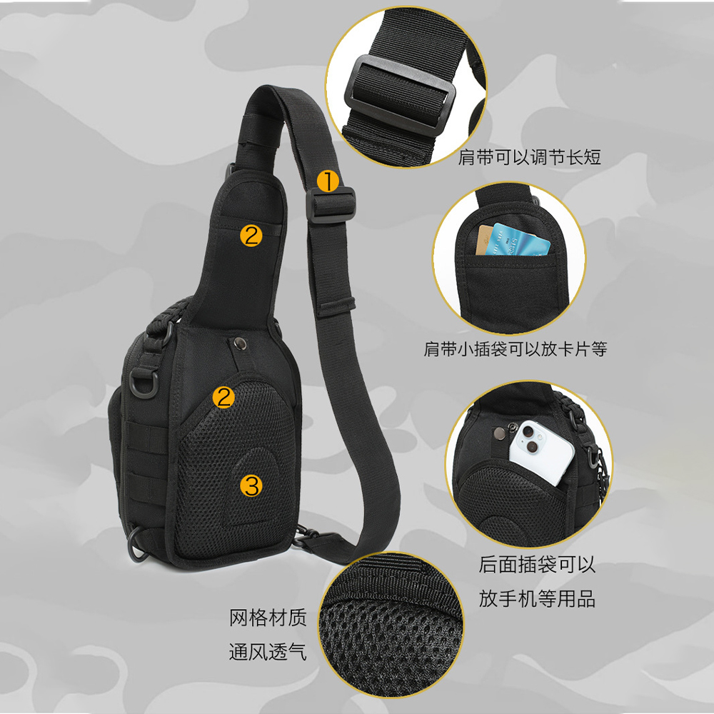Tactical Sling Bag Pouch Multi - Edc Pistol Carry Bag recensie en prijs