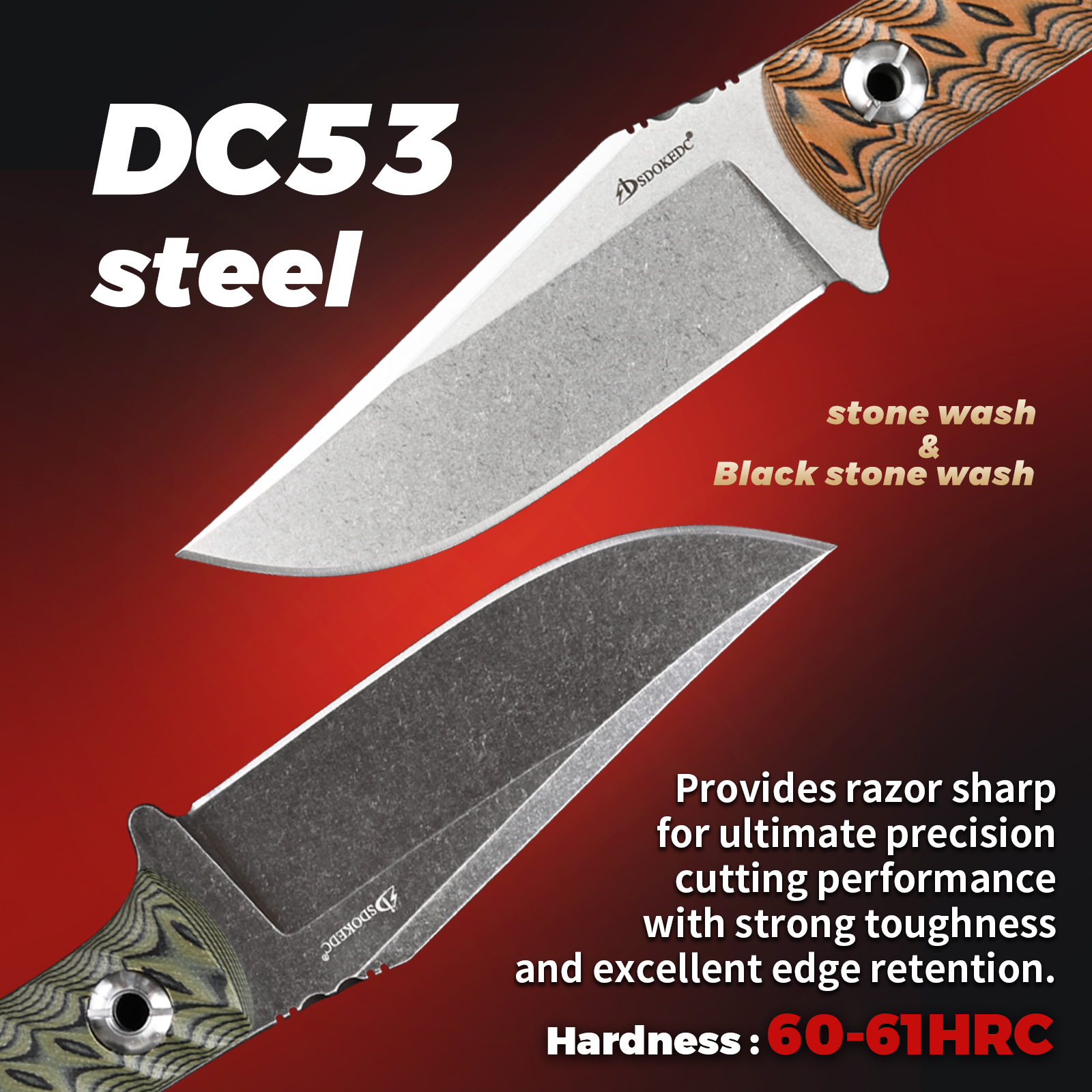 SDOKEDC Portable EDC Carry Cut - Edc Carry Fixed Blade Knife recensie en prijs