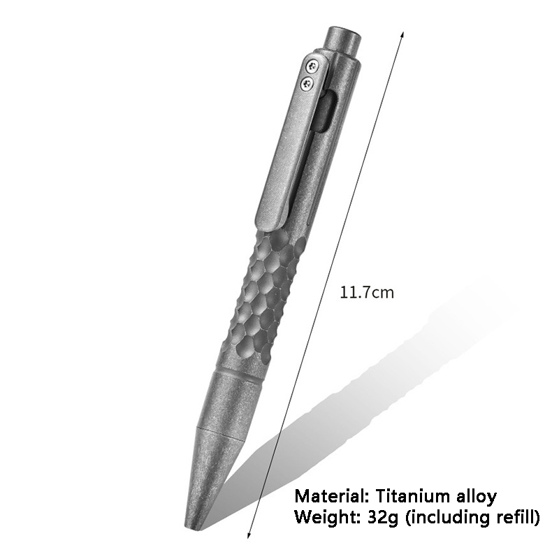 Titanium alloy signature pen p - Edc Carry Essentials recensie en prijs